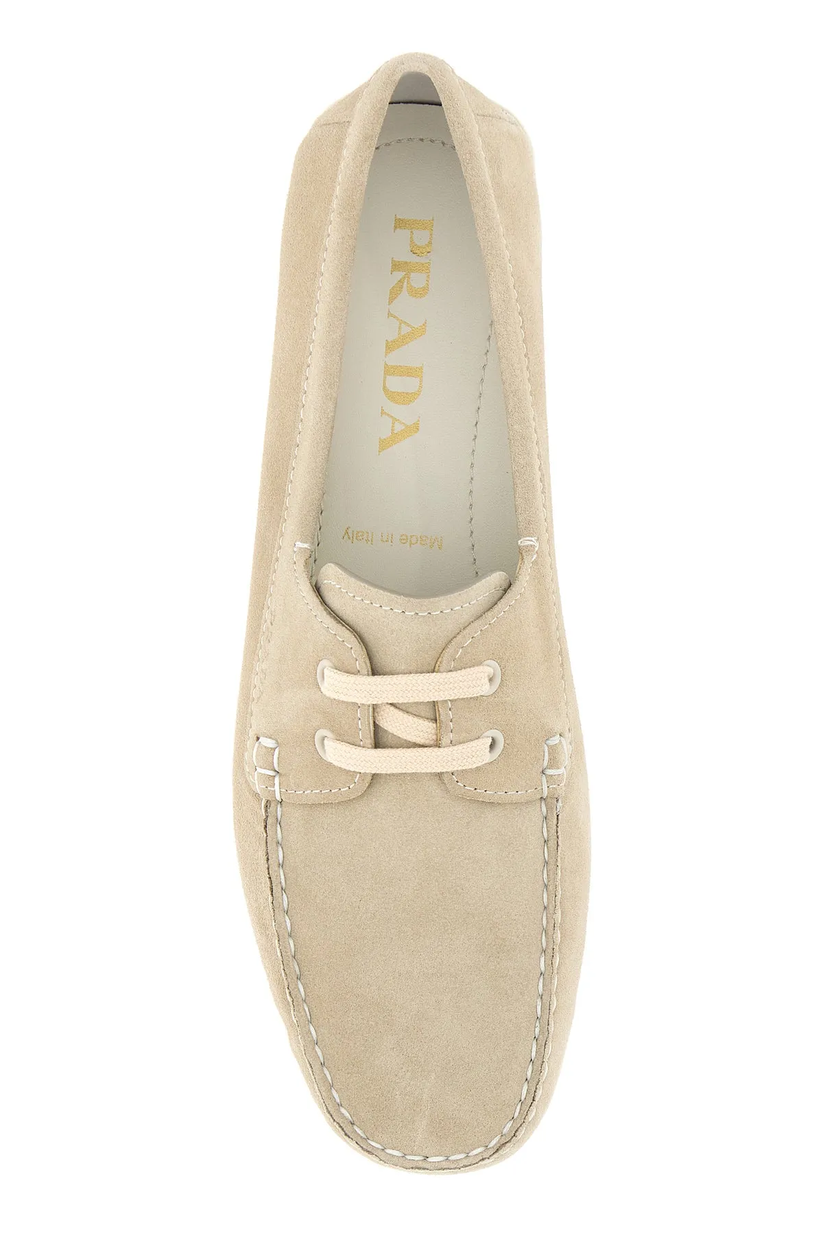 Sand suede Driver loafers