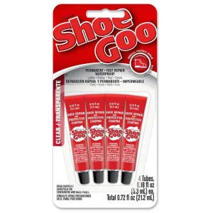 SHOE GOO MINI TUBES 4 x 5.3 ml // CLEAR