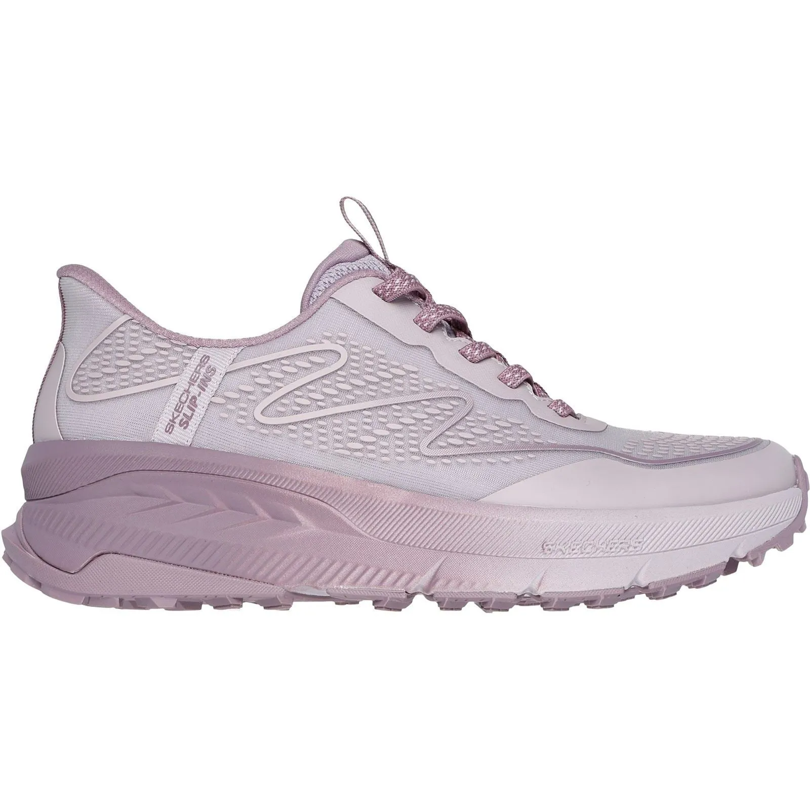 Skechers Switch Back Mist Textile Women's Pink/Multi Hiking Boots
