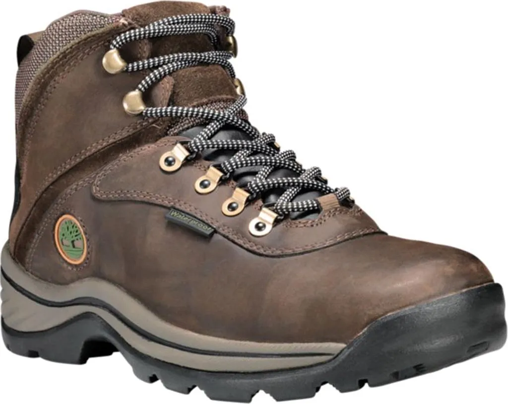 Timberland Women's White Ledge Mid Waterproof Hiking Boot - Dark Brown 12668