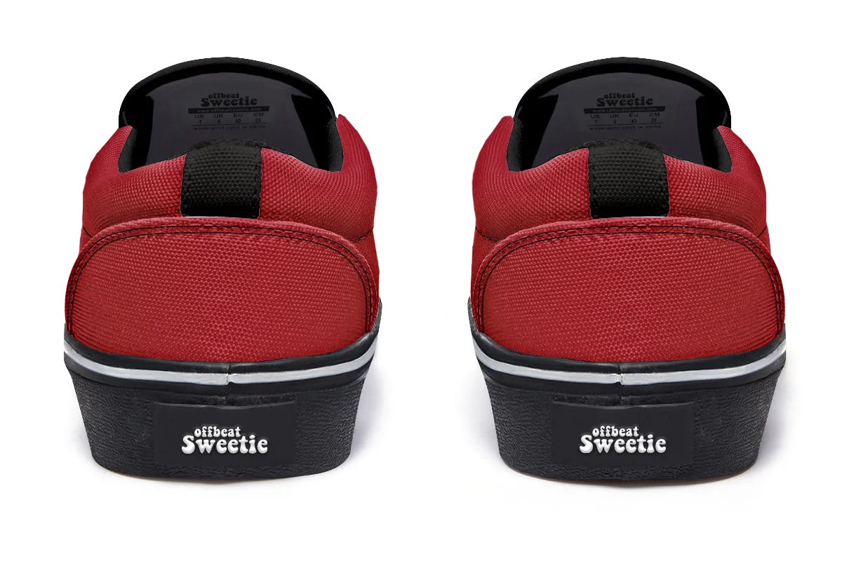 Toffee Apple Slip Ons