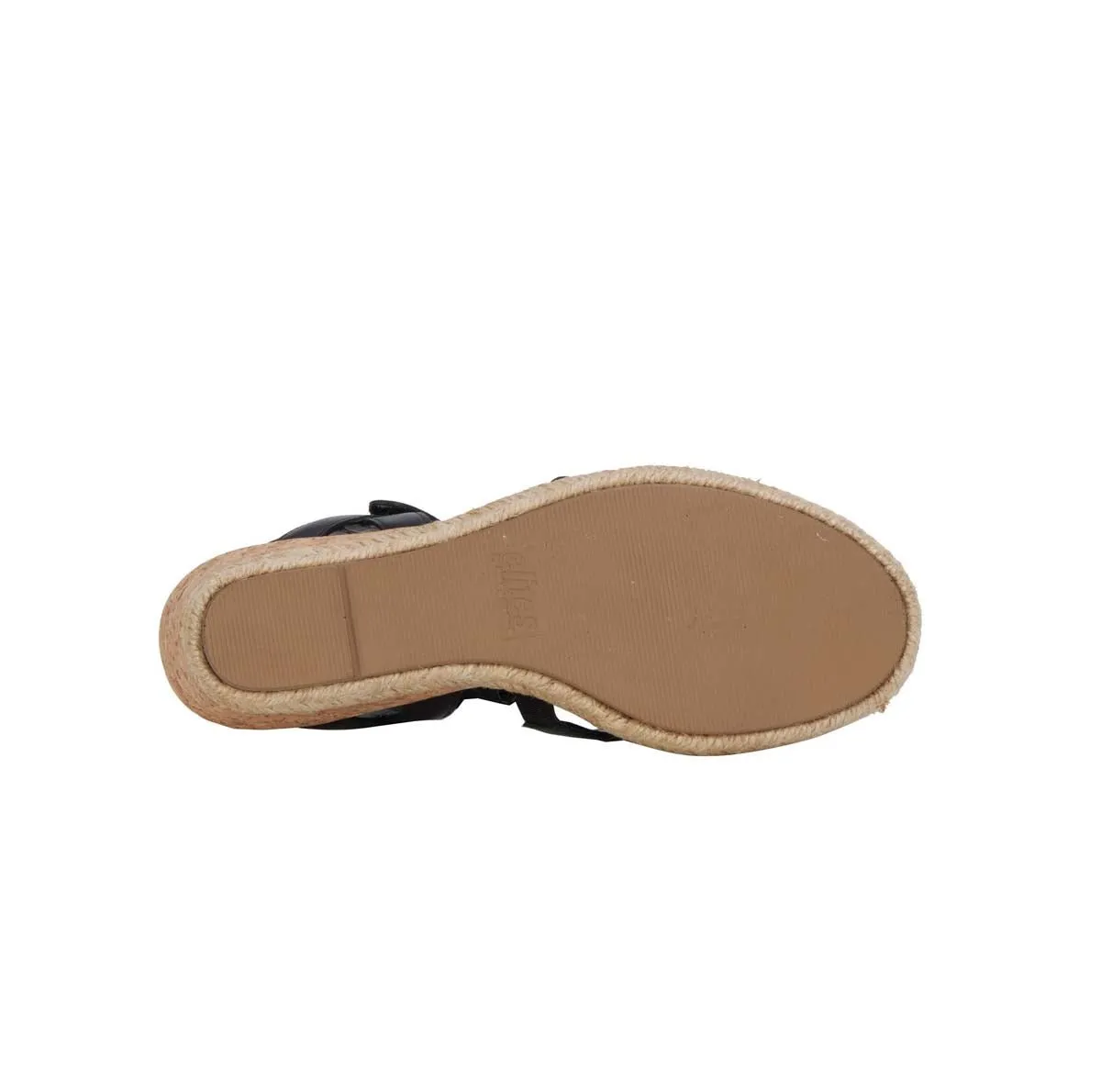 Walking Cradles Wc Alba Women Wedge Sandal In Black Soft Atanado Leather