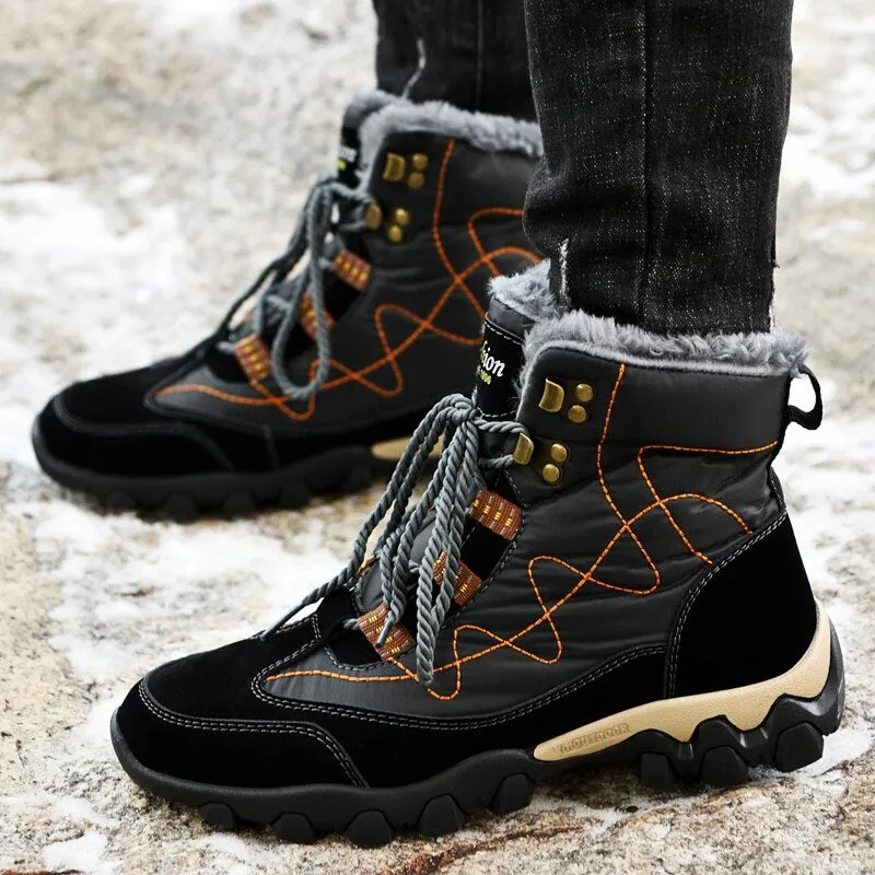 Winter Waterproof Men's Ankle Boots