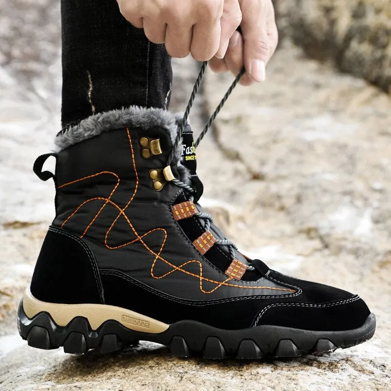 Winter Waterproof Men's Ankle Boots