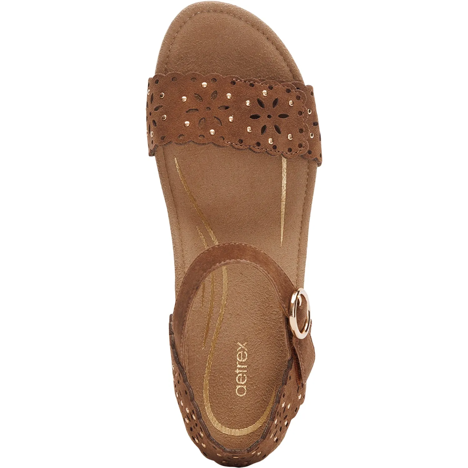 Women's Aetrex Sydney Scotch Cutout Suede
