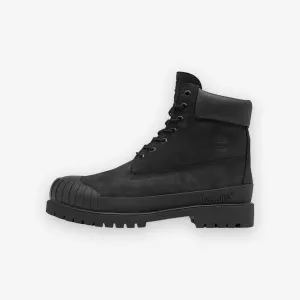 Women's Timberland Bee Line Presented by Billionaire Boys Club Premium 6" Rubber Toe Waterproof Black Nubuck TB0A5ZRB-001