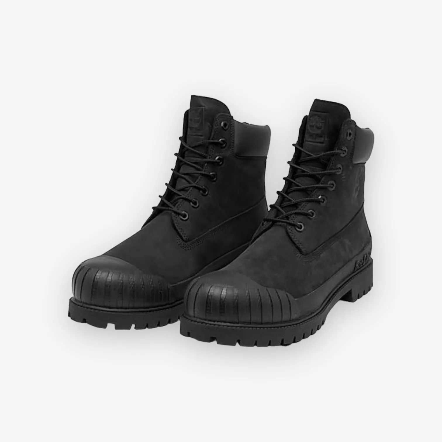 Women's Timberland Bee Line Presented by Billionaire Boys Club Premium 6" Rubber Toe Waterproof Black Nubuck TB0A5ZRB-001